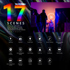 NEEWER RGB1 RGB Light Stick offers 17 scenes.