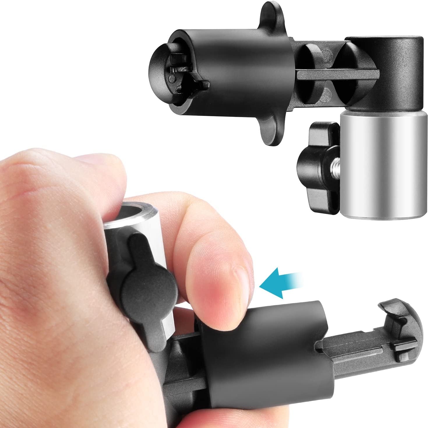 NEEWER Background And Reflector Holder Clip consists of aluminum alloy.