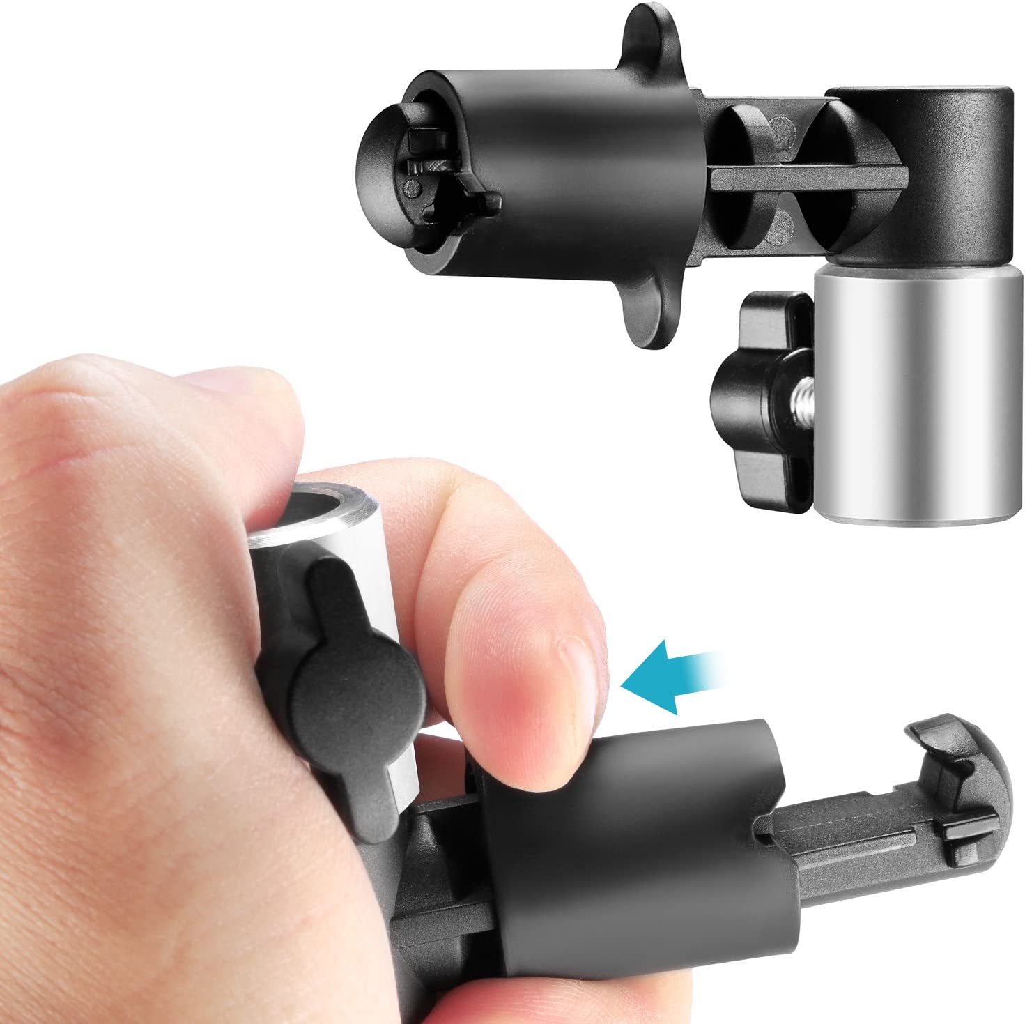 NEEWER Background And Reflector Holder Clip consists of aluminum alloy.