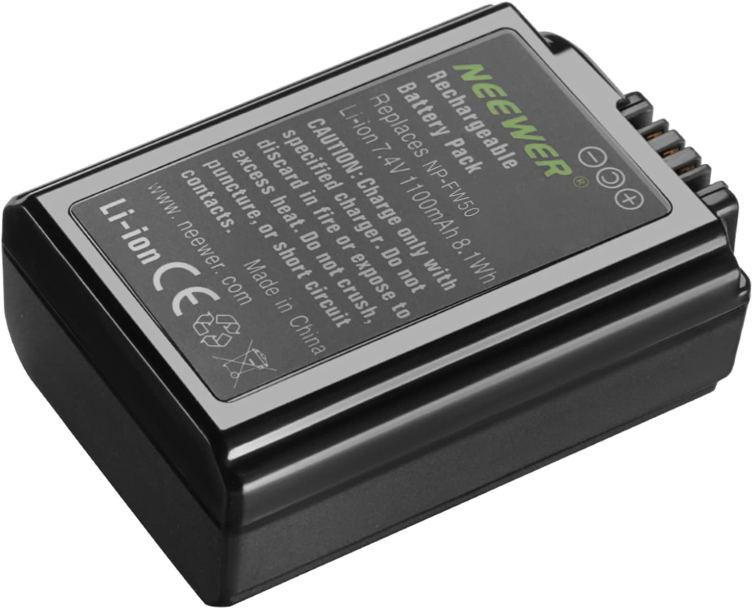 1100mAh Replacement Battery for Sony FW50