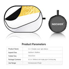 Product parameters of the NEEWER 5-in-1 Portable Reflector