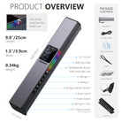 Product details of the NEEWER RGB1 Magnetic Handheld Light Stick