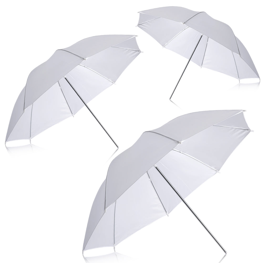 Neewer 3 packs 33" 83cm Photography Studio Flash Translucent White soft Umbrella