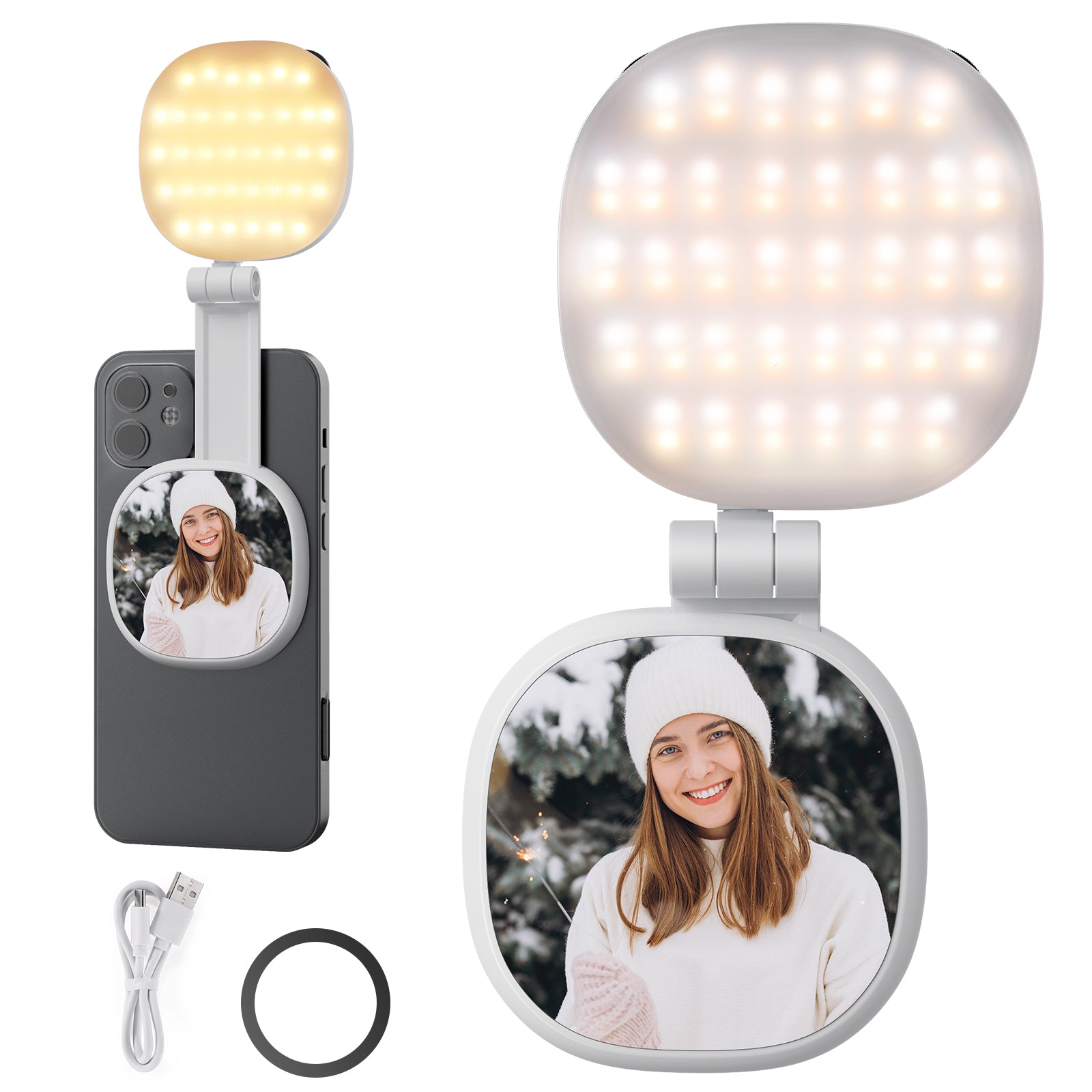NEEWER NL72B Mini Bi color LED Magnetic Selfie Light