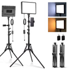 NEEWER 2 Pack BP300 Bi-Color LED Video Light Kit