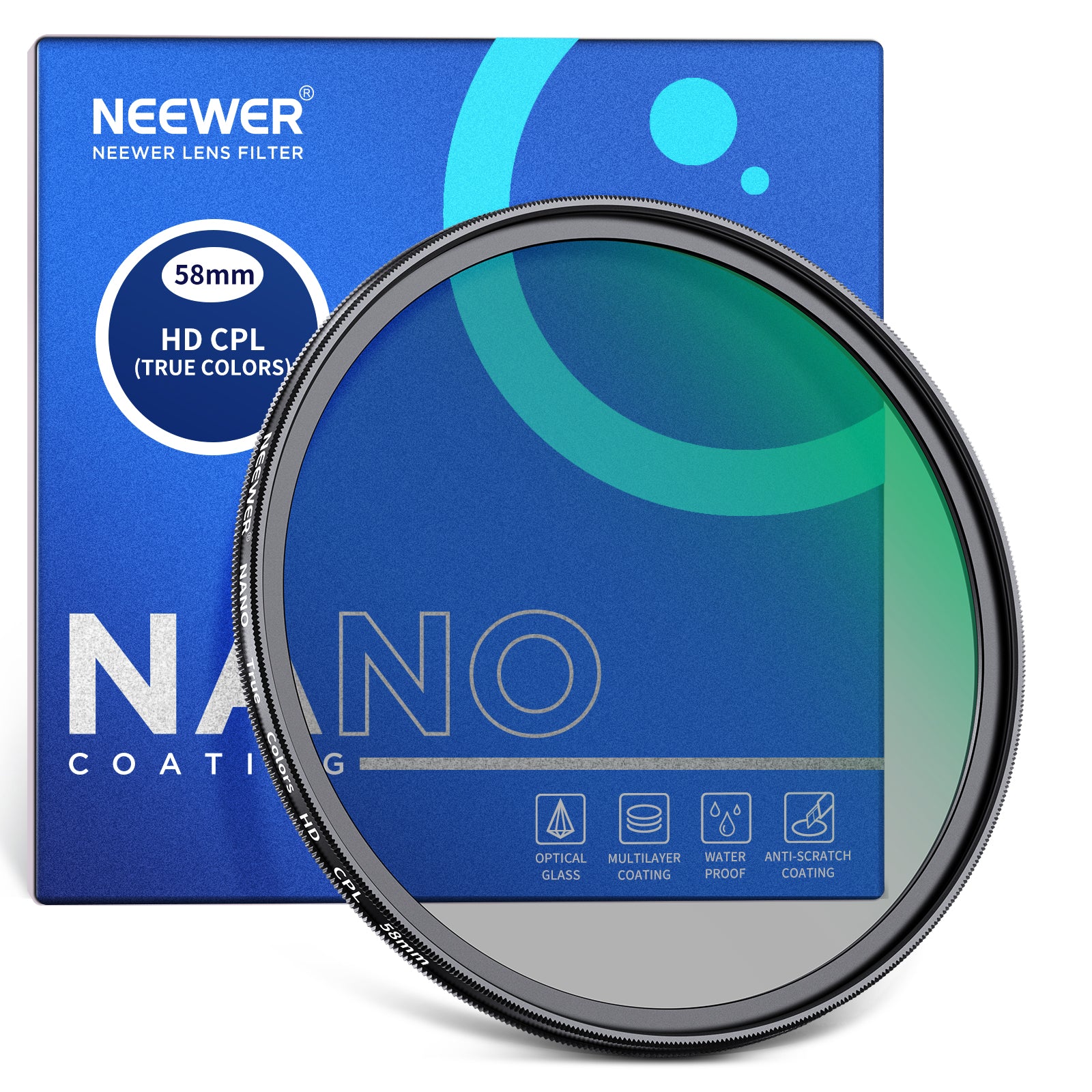 NEEWER True Colors Circular Polarizer Lens Filter