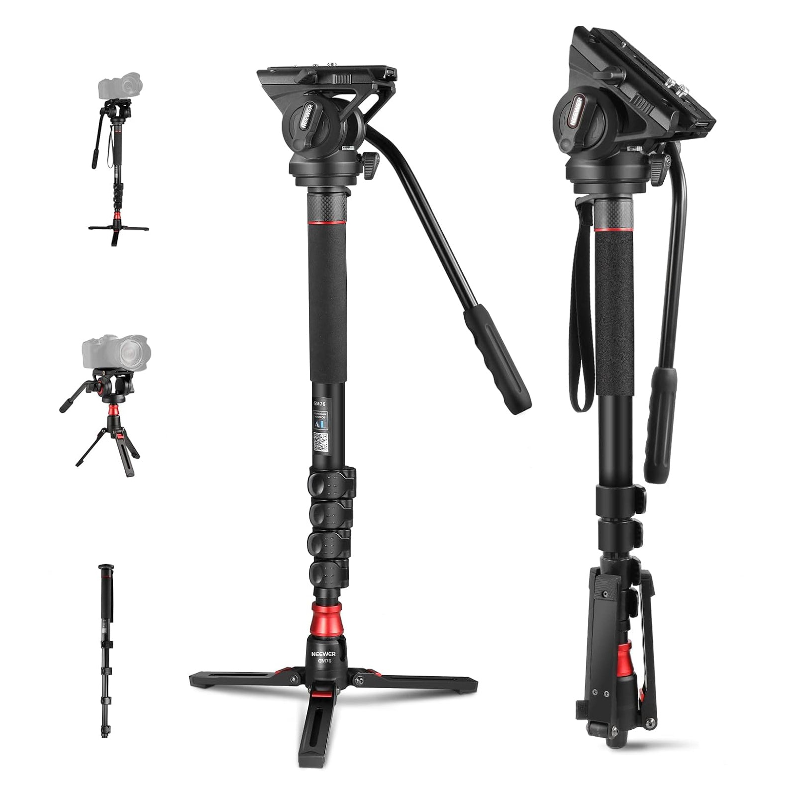 NEEWER GM76 179cm Professional Camera Monopod