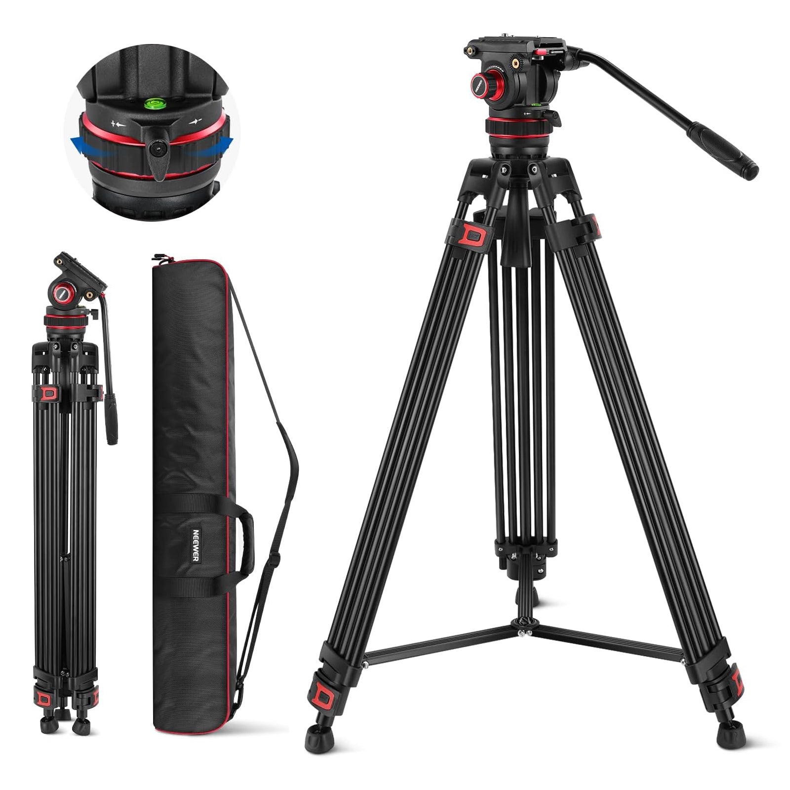 NEEWER TP75 Pro Video Tripod