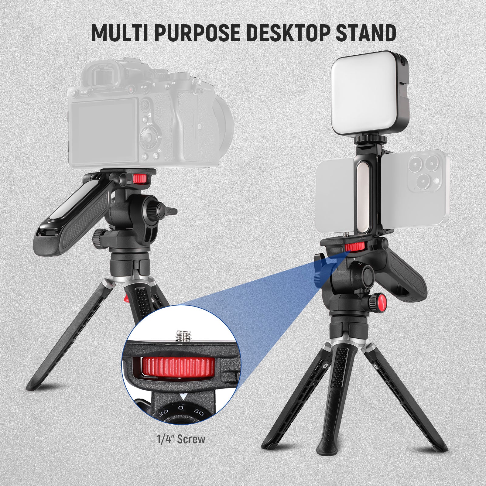 NEEWER TS003 is a multi purpose desktop stand.