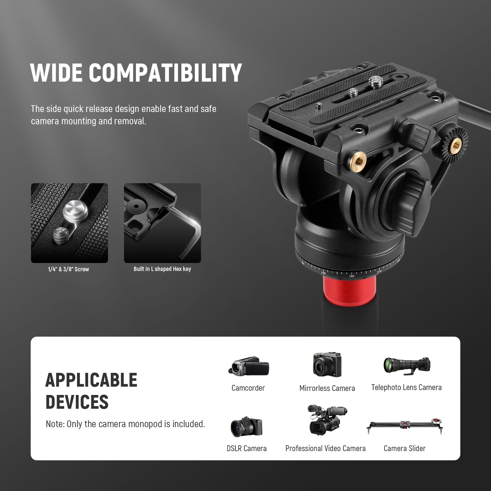 Wide Applications of the NEEWER TP71 Pro Camera Monopod