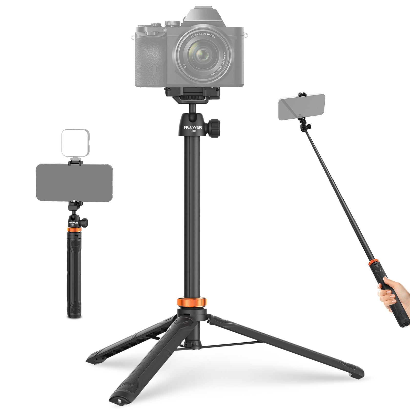 NEEWER BASICS TS04 59" Versatile Selfie Stick