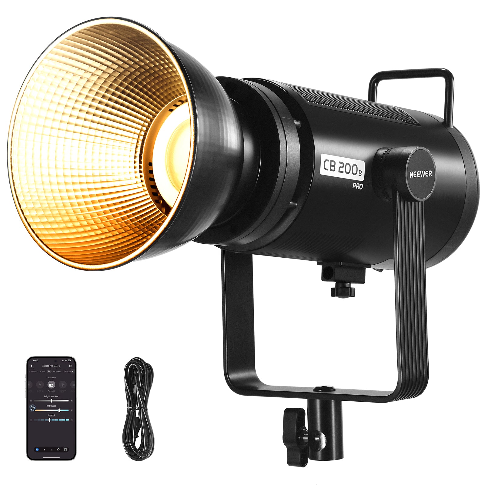 NEEWER CB200B PRO 210W Bi-Color LED Video Light