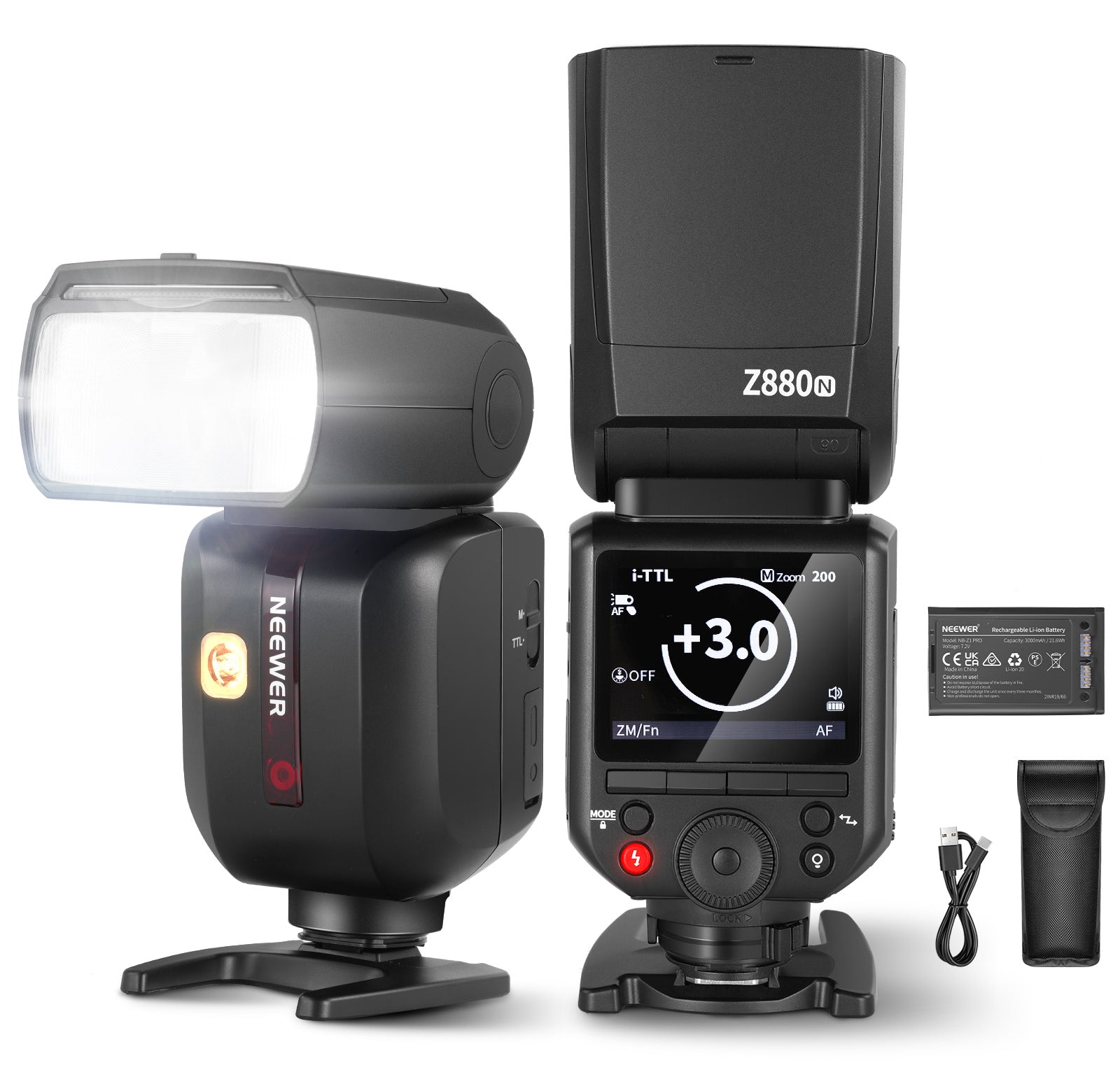 NEEWER Z880-N GN60 TTL Camera Flash For Nikon Cameras