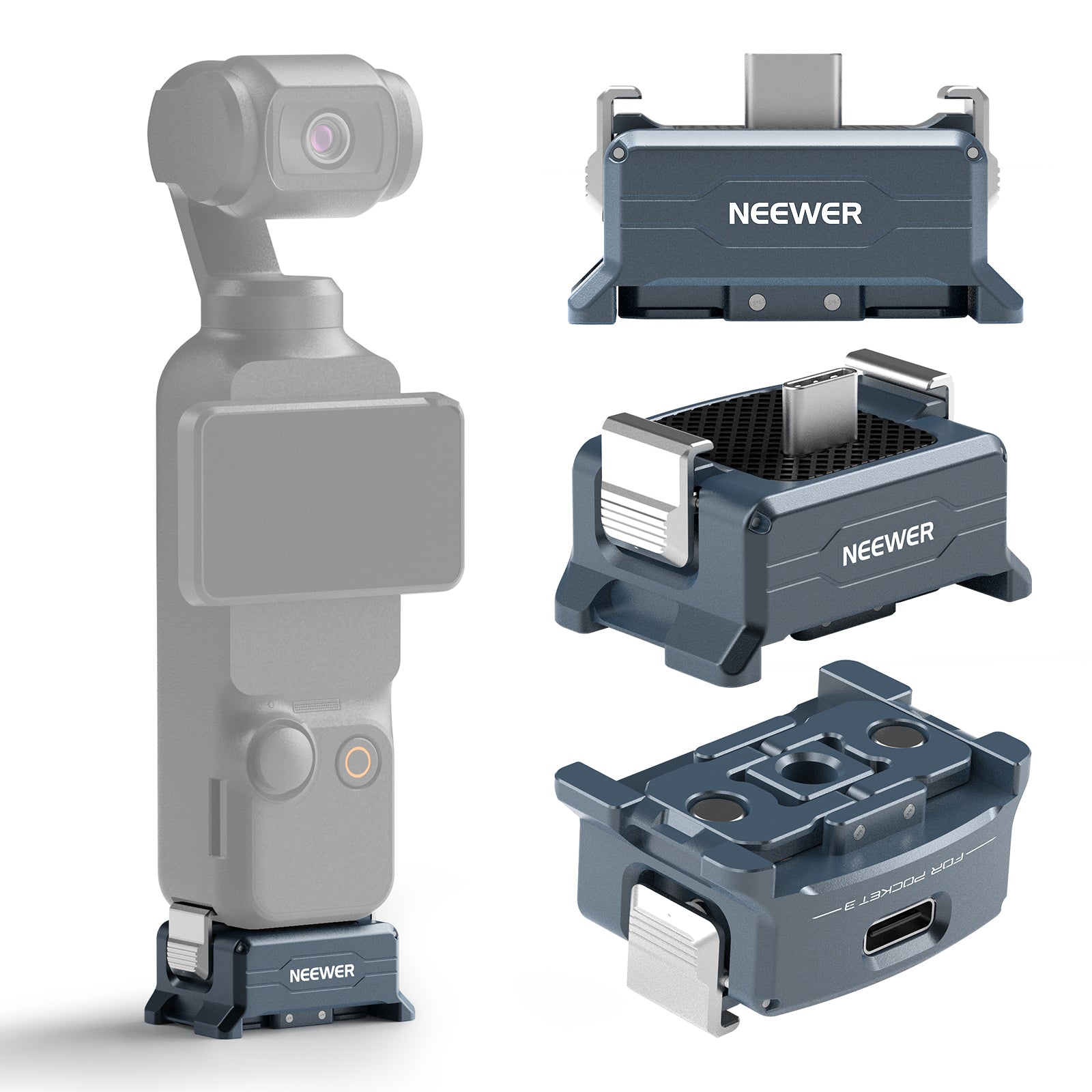 NEEWER AC018 Charging Adapter Base For DJI Osmo Pocket 3