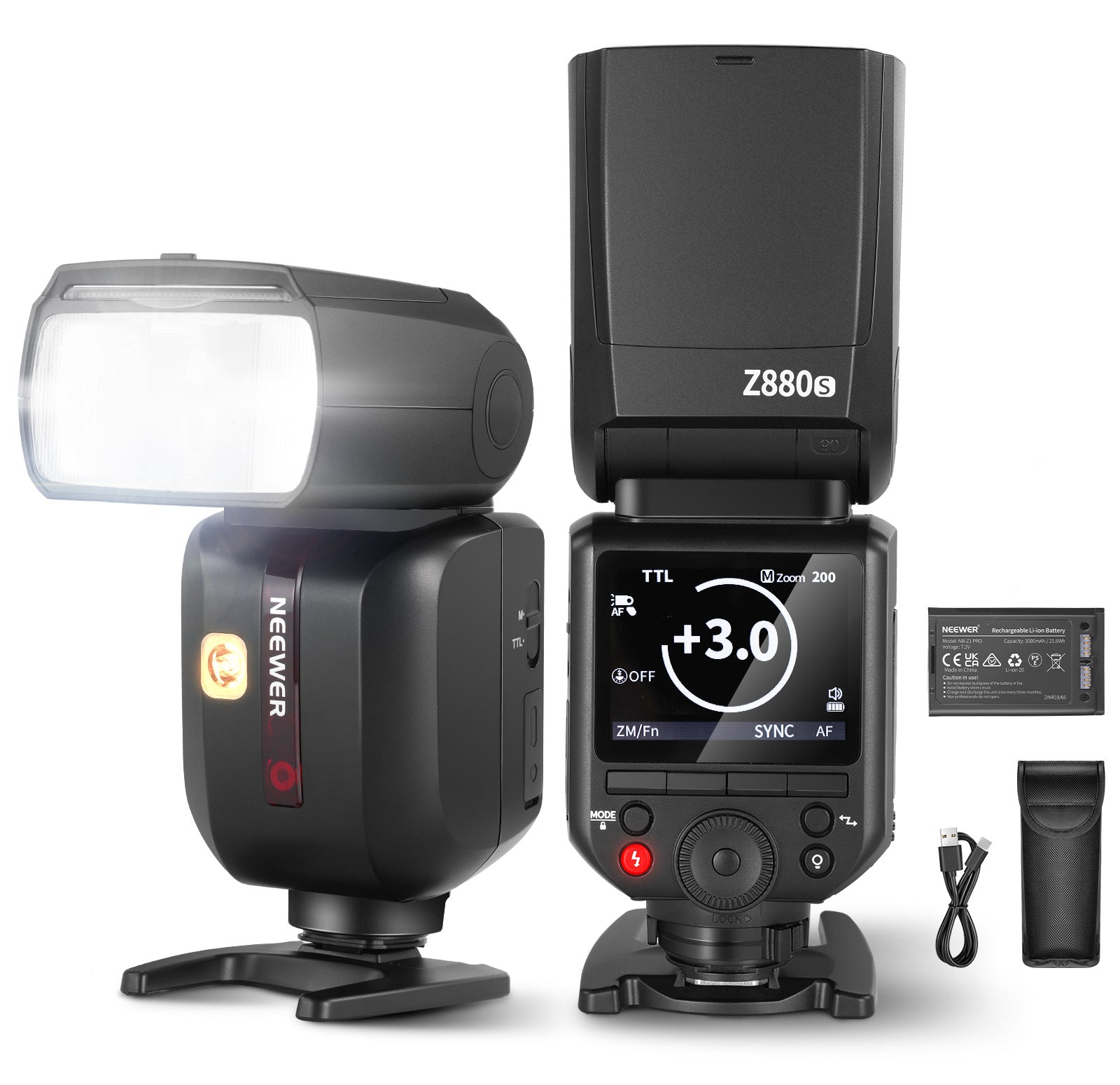 NEEWER Z880-S GN60 TTL Flash Speedlite For Sony Cameras