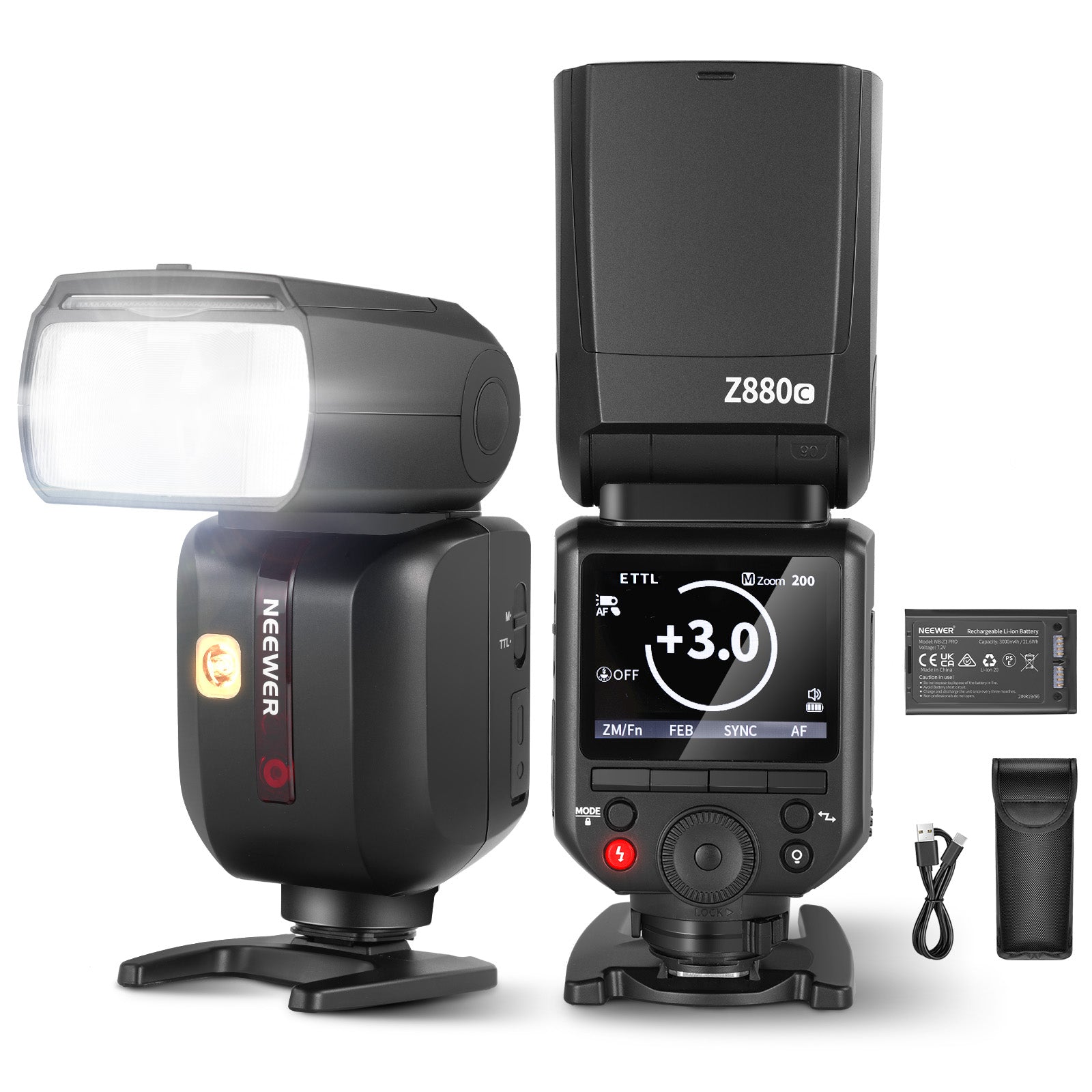 NEEWER Z880-C GN60 TTL Flash Speedlite For Canon Cameras