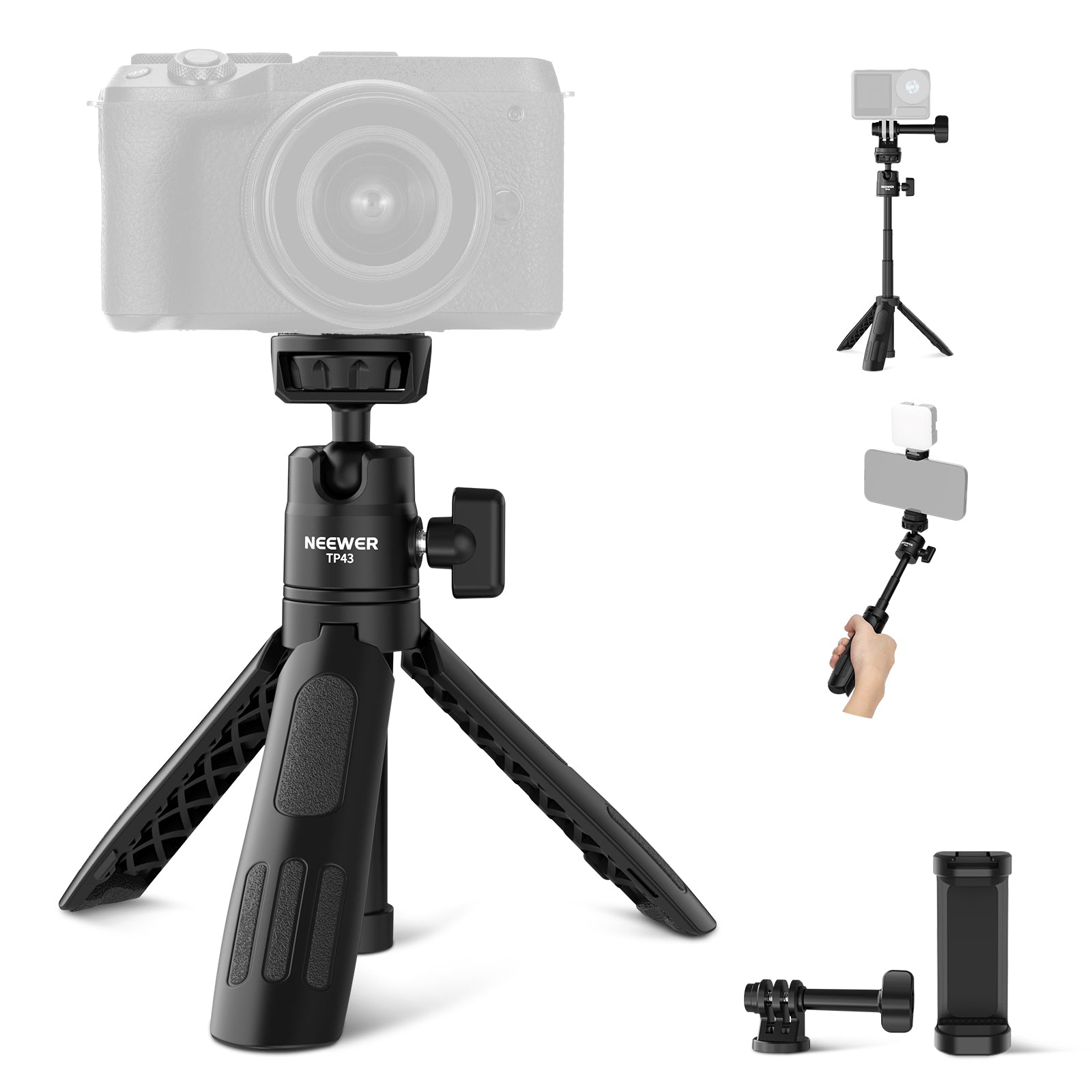 NEEWER TP43 Mini Desktop Tripod - Black