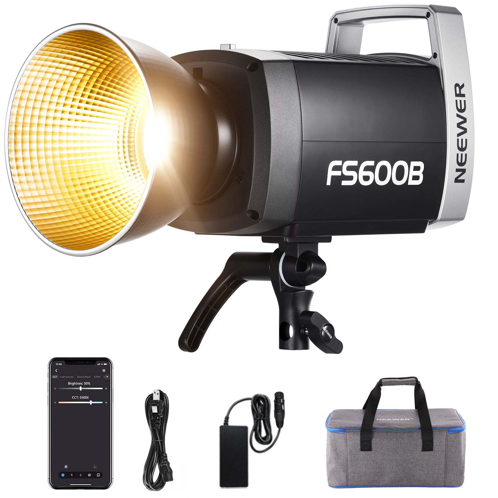 NEEWER FS600B 600W Powerful Bi-Color LED Video Light