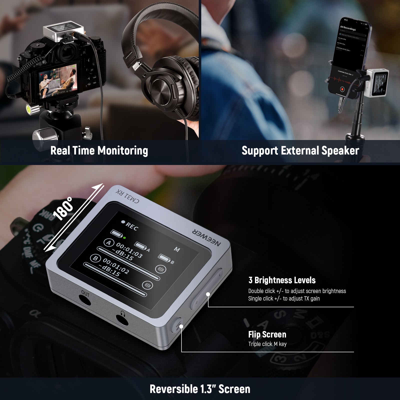 User Friendly Reversible LCD Screen