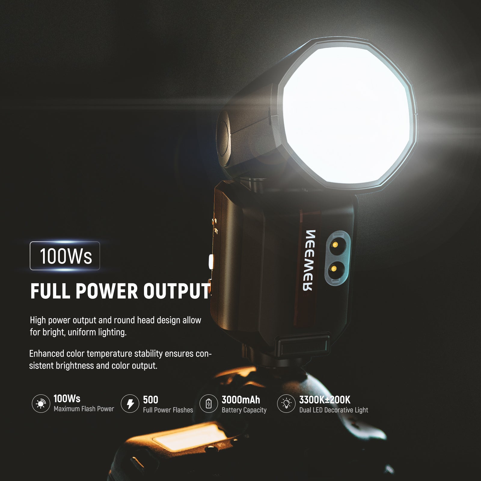 100Ws Professional Speedlite