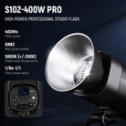 Specifications of the NEEWER S102-400W PRO Studio Monolight Flash Kit