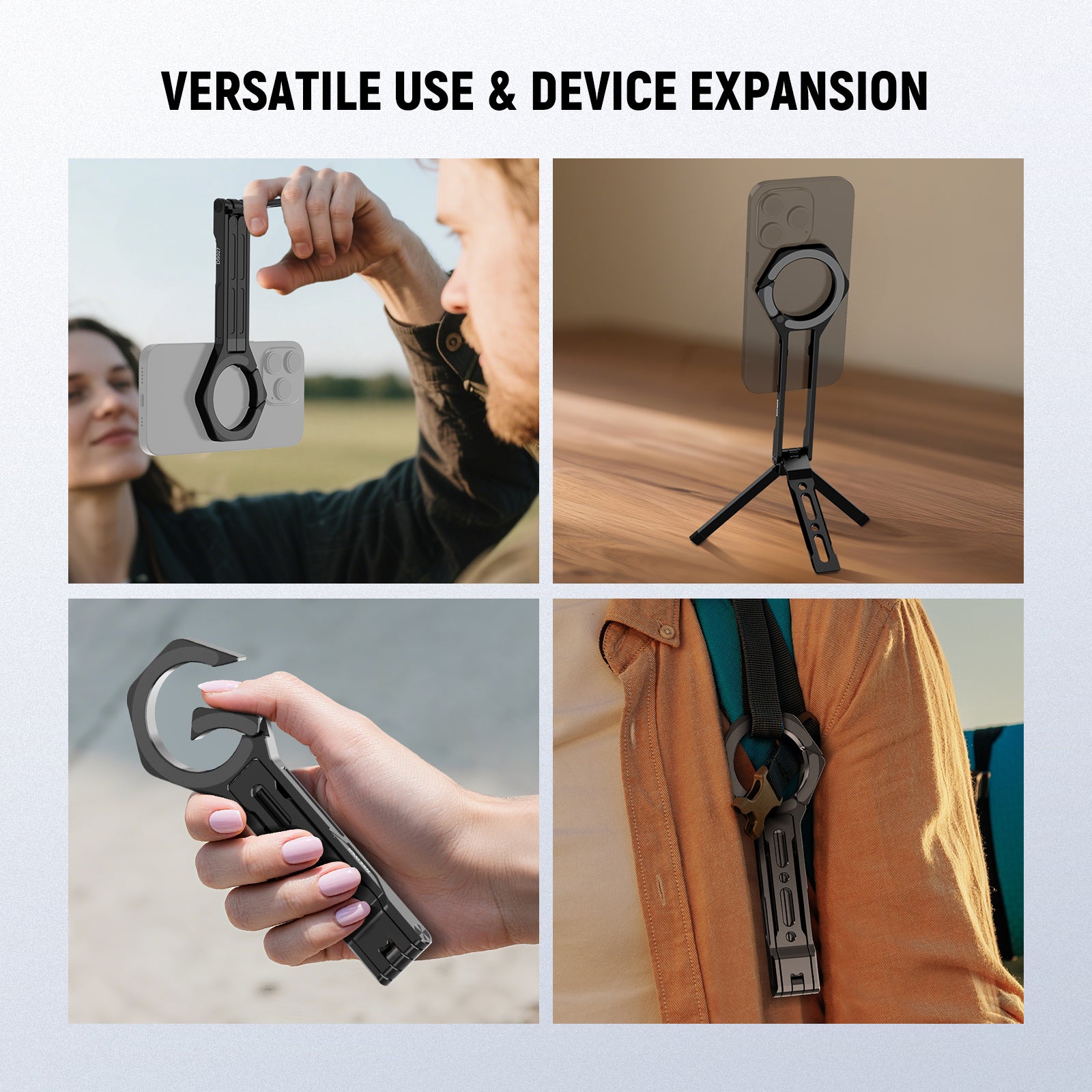 NEEWER DS027 Magnetic Phone Holder Stand is versatile and flexible for use.