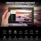 This camera video monitor as videography equipment features a full suite of professional monitoring aids