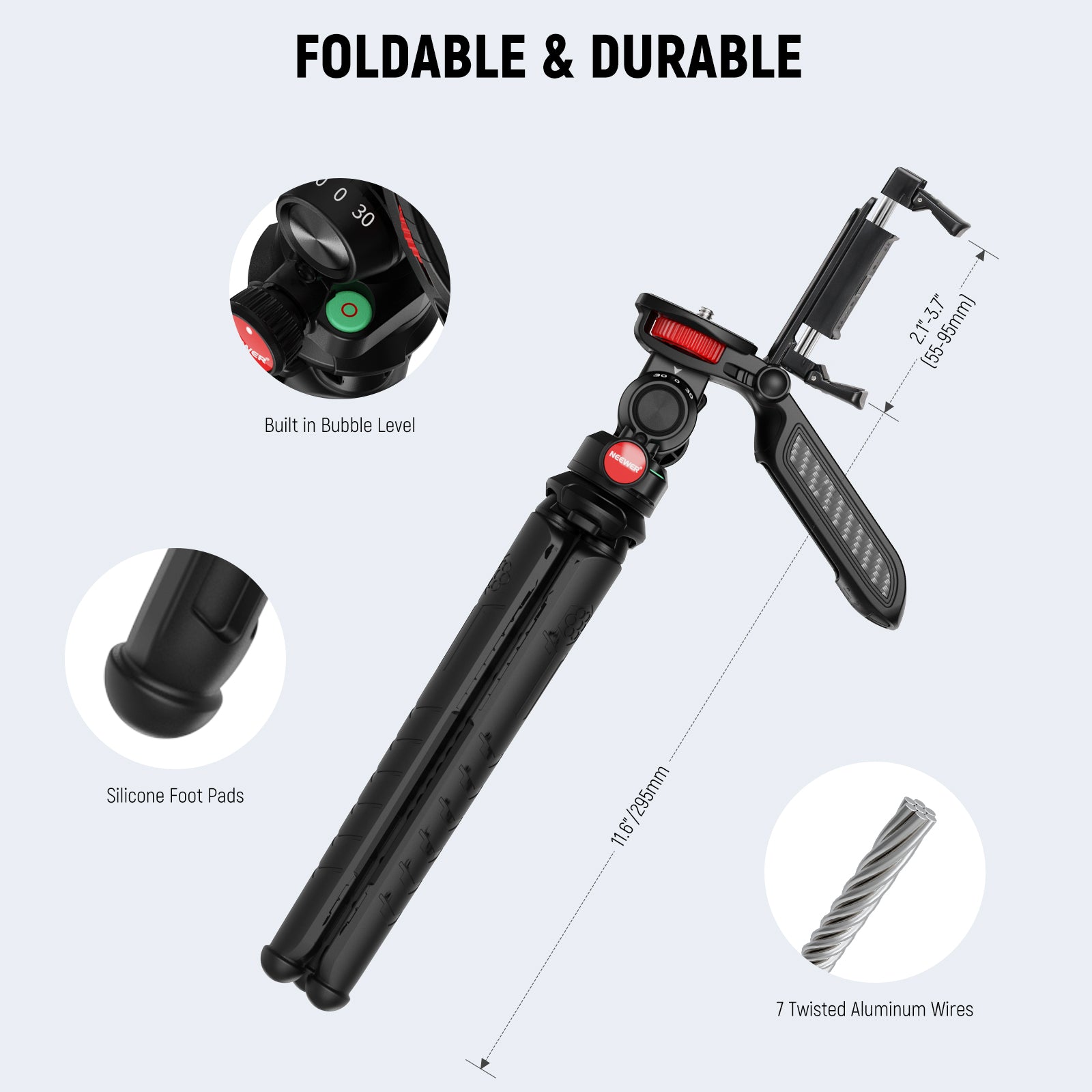 NEEWER TP36 Foldable Tripod