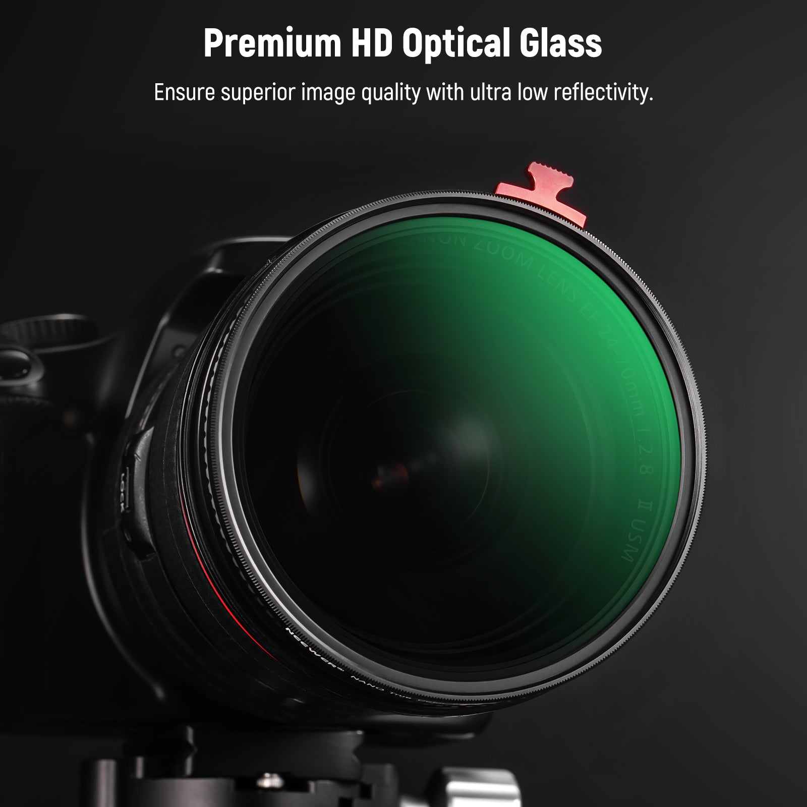 The ND filter with 30 layers of NANO coatings on both sides