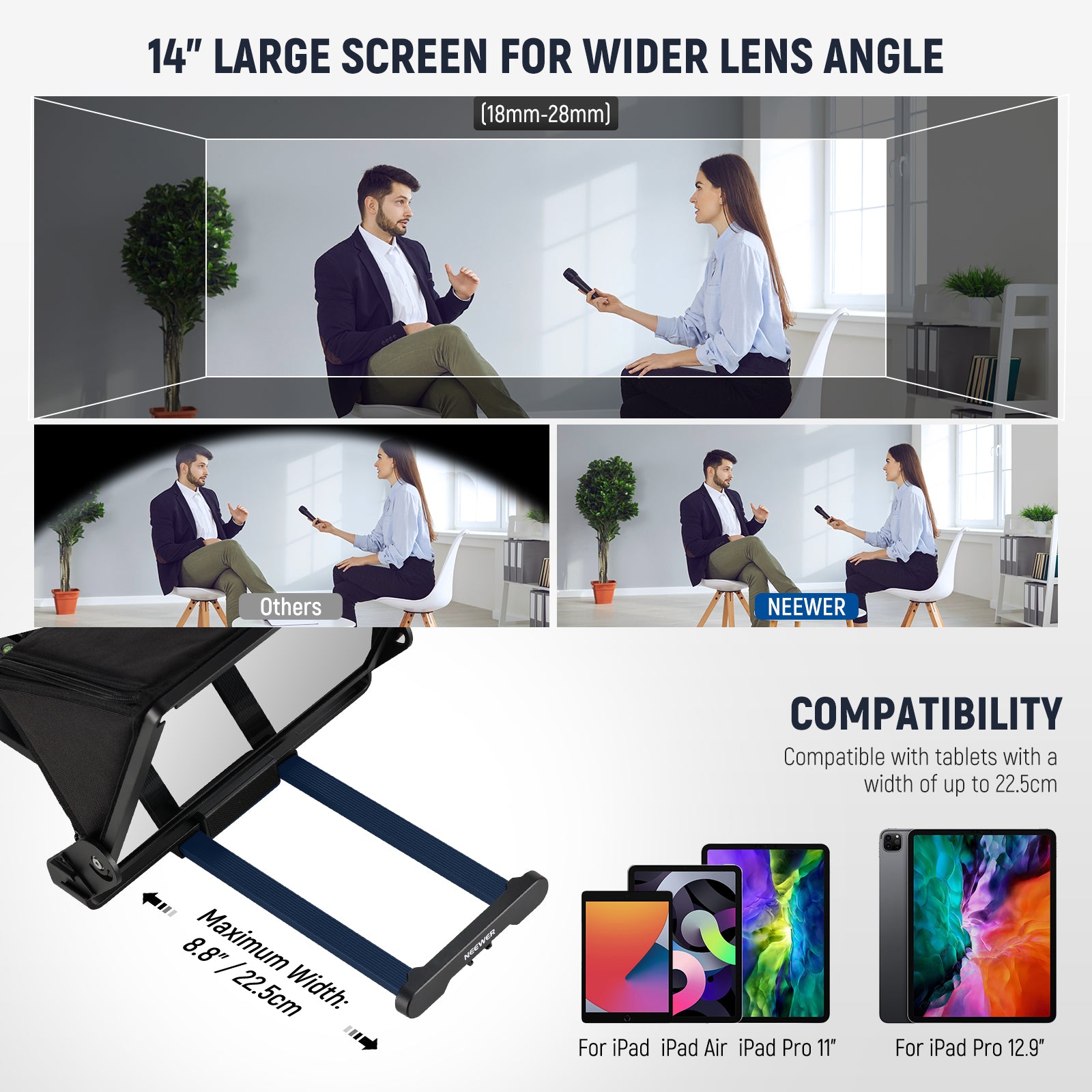 NEEWER X14 III Video Teleprompter VS. Others