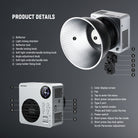 Product detail of the NEEWER HB80C 80W RGBWW Mini COB LED Video Light