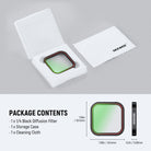Package Contents of the NEEWER 1/4 Black Diffusion Filter for Insta360 Ace Pro/Ace Pro 2
