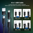 4 in 1 USB cable