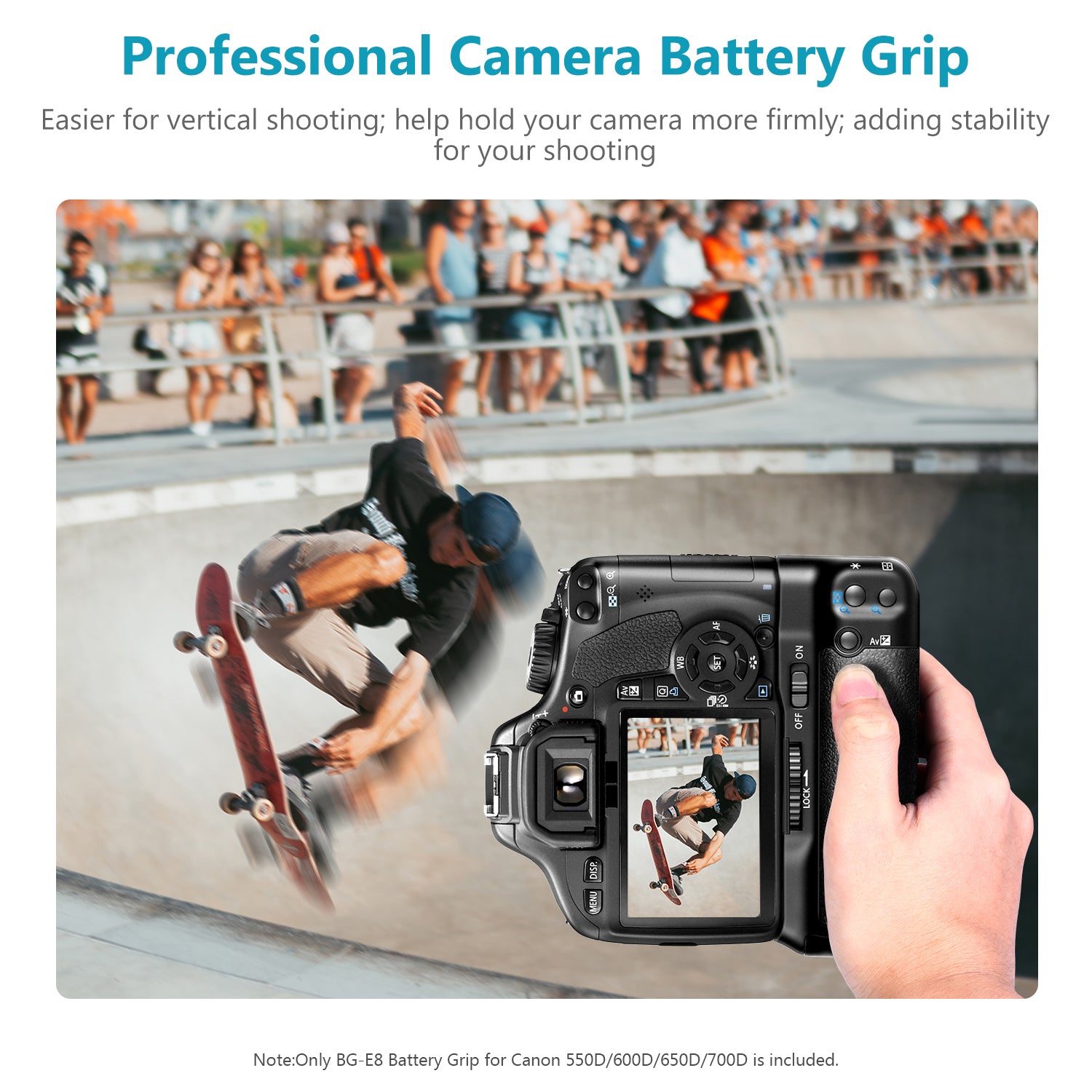 NEEWER BG-E8 Professional Camera Battery Grip