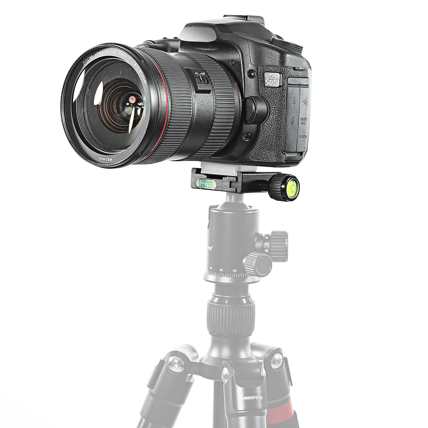 NEEWER QB-NA 50mm Arca Type Quick Release Plate features a bubble level