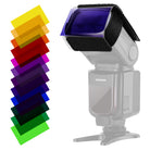 NEEWER 12 pcs Universal Speedlite Color Filter Kit