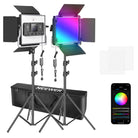 Neewer 480 RGB Led Light with APP Control Metal Shell for Photography