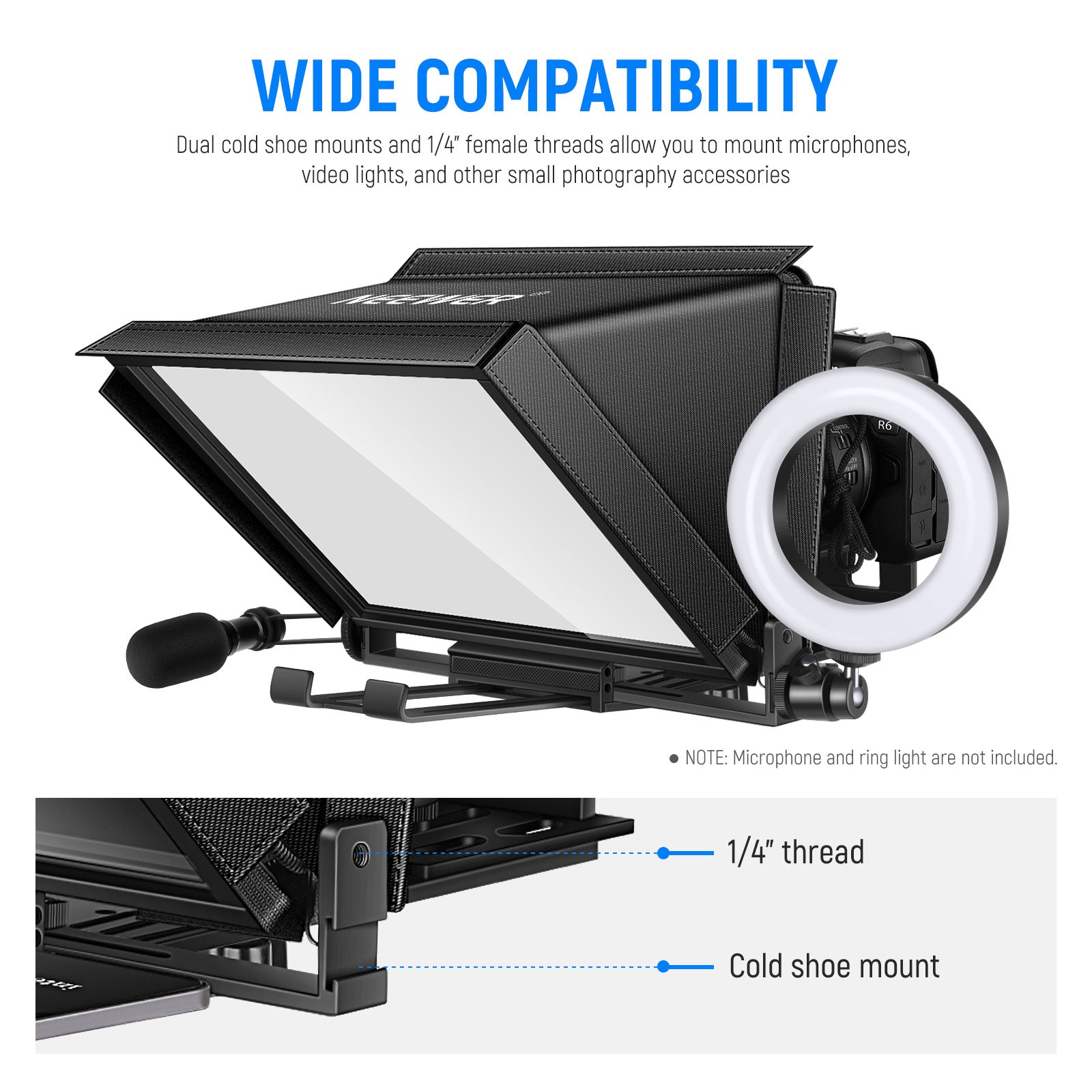Wide Compatibility of the NEEWER X12 Remote Teleprompter