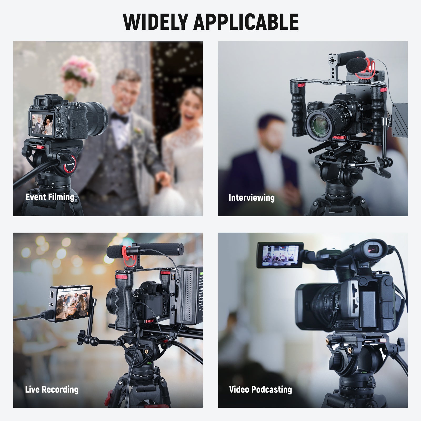 Wide Applications of the NEEWER TP74 Pro Video Tripod