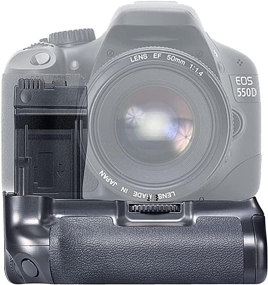 NEEWER BG-E8 Replacement Battery Grip for Canon allows you to hold on the side when shooting in portrait orientation.